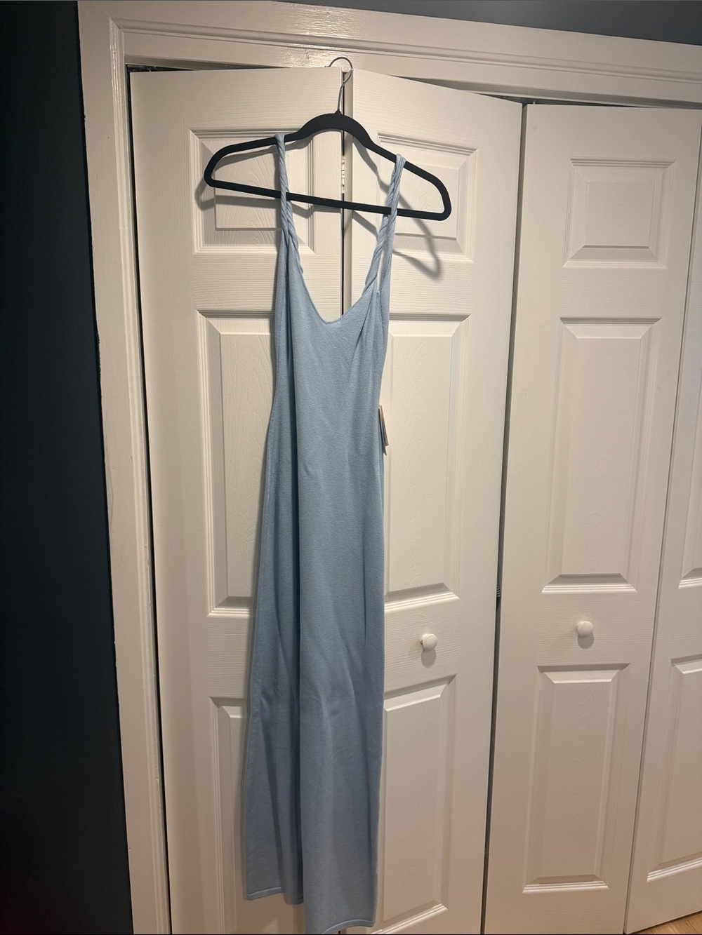 Peppermayo Light Blue Slip Maxi Dress